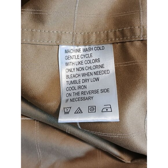 George Sueded Mens Shirt Button Front 2 Pocket Long Sleeve Big & Tall Size 2XL - Picture 6 of 6